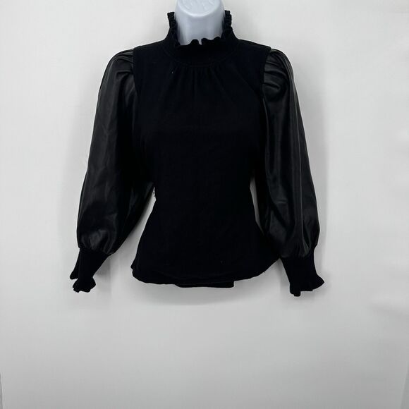 SIANI  MILANO" Mock Neck Sweater,Quiet Luxury, Old Money, Work Wear, L NWOT - Picture 12 of 13